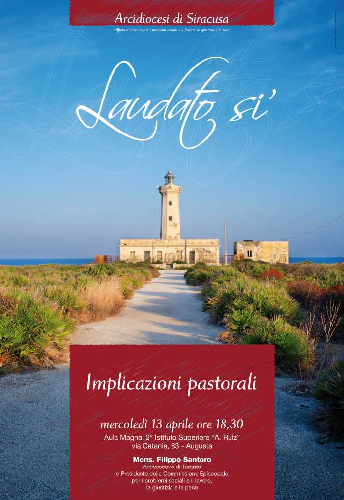 Augusta. “Implicazioni pastorali sulla Laudato sì”, domani lectio dell’arcivescovo di Taranto