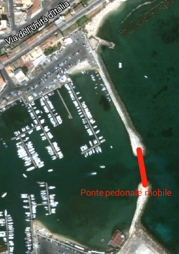 Siracusa. Approvata la proposta del ponte mobile ciclo pedonale che collega lo Sbarcadero S. Lucia a riva Nazario Sauro