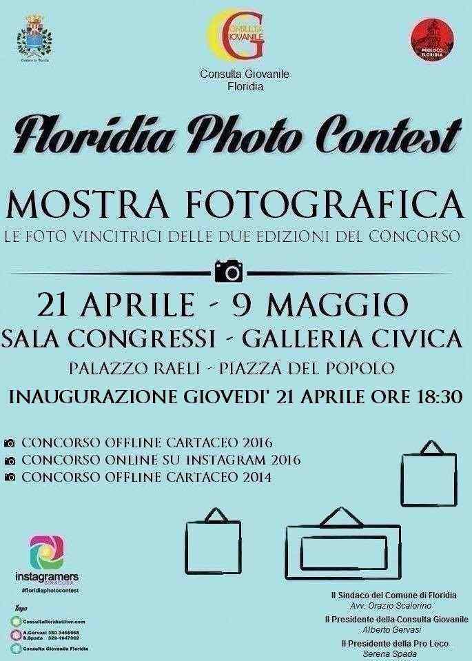 Floridia Photo Contest: la Consulta Giovanile e la Pro Loco allestiranno una mostra delle foto più belle