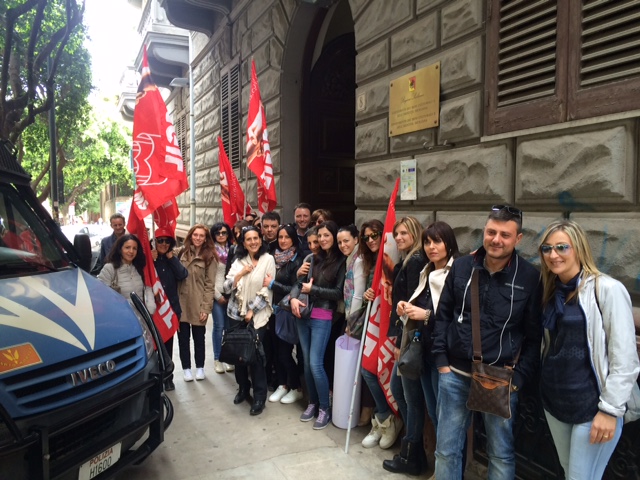 Sicilia, Palermo: ieri sit in di protesta degli ex lavoratori Federico Musei, Novamusa e I Luoghi dell’Arcadia