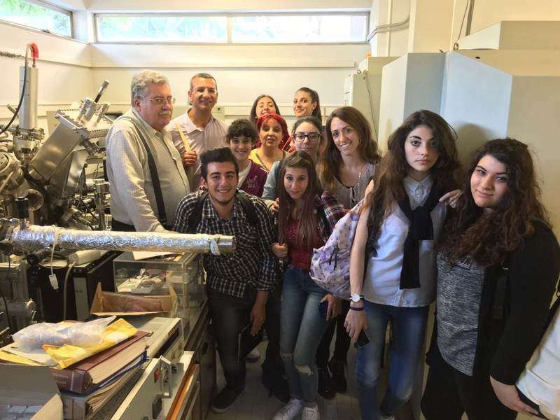 Gli studenti dell’IISS “A. Gagini” in visita al dipartimento universitario di Scienze Chimiche a Catania