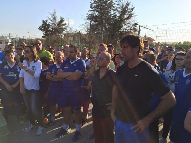 Andrea Sottil ospite dell’Accademia del Calcio Città di Siracusa. Il mister in campo per la sfida fra piccoli e genitori