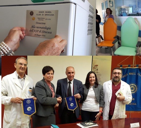Siracusa, poltrone relax e frigocongelatore donati alla Neonatologia dell’Umberto I