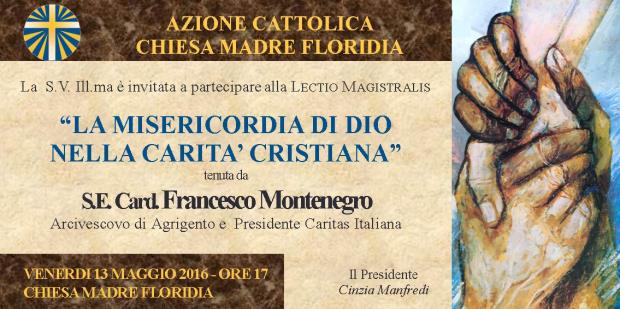 Floridia. Alla Chiesa Madre la Lectio Magistralis “La Misericordia di Dio nella carità Cristiana”