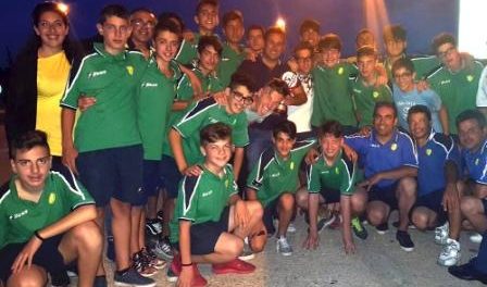 I neocampioni regionali insieme al patron Graziano Cutrufo Sc palazzolo Siracusa Times