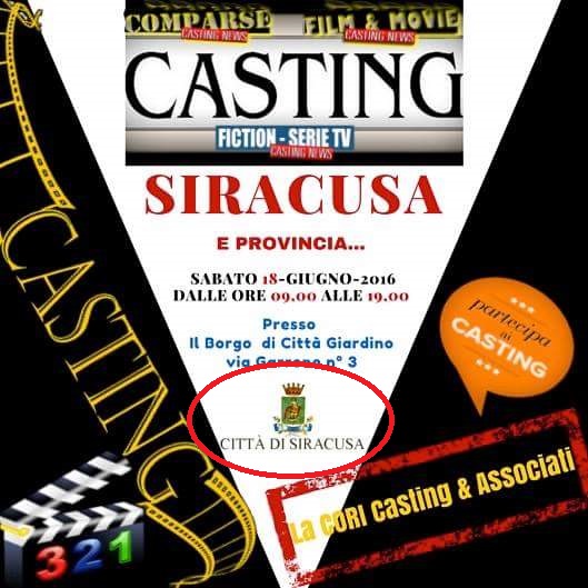 Siracusa, la “Cori Casting e Associati” promuove audizioni a Città Giardino ma il Comune si dissocia