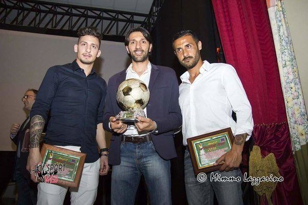 “Award of football stars 2016”: premiati i giocatori del Palazzolo Filicetti, Strano e Frassetto