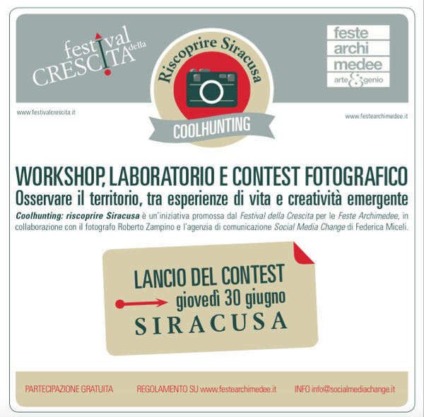 Feste archimedee: apre la quinta giornata il coolhunting “Riscoprire Siracusa”