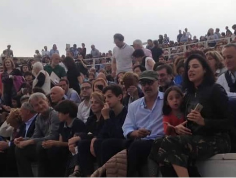 Siracusa, ospiti vip al Teatro Greco: Luca Zingaretti e Luisa Ranieri