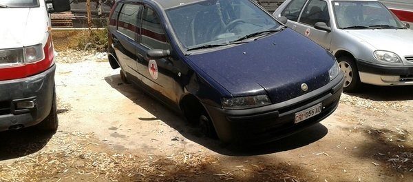 furto ruote croce rossa - siracusatimes