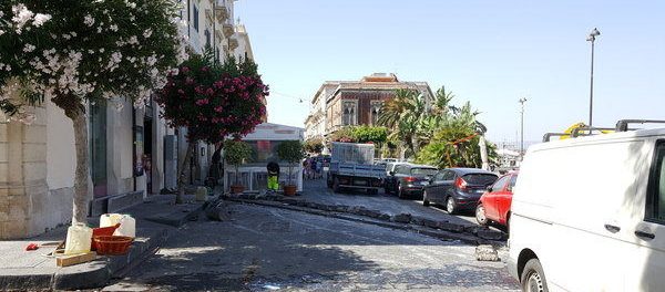 lavori_in_via_dei_mille_senza_avviso_ridotta - siracusatimes