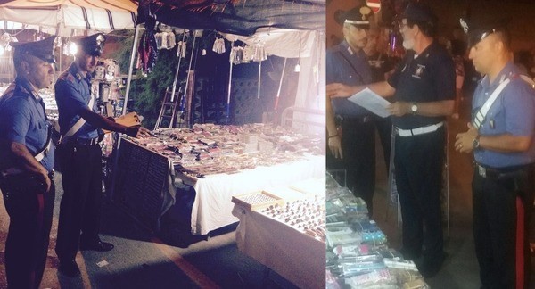 Marzamemi, controlli dei Carabinieri: multa e sequestro per un commerciante irregolare