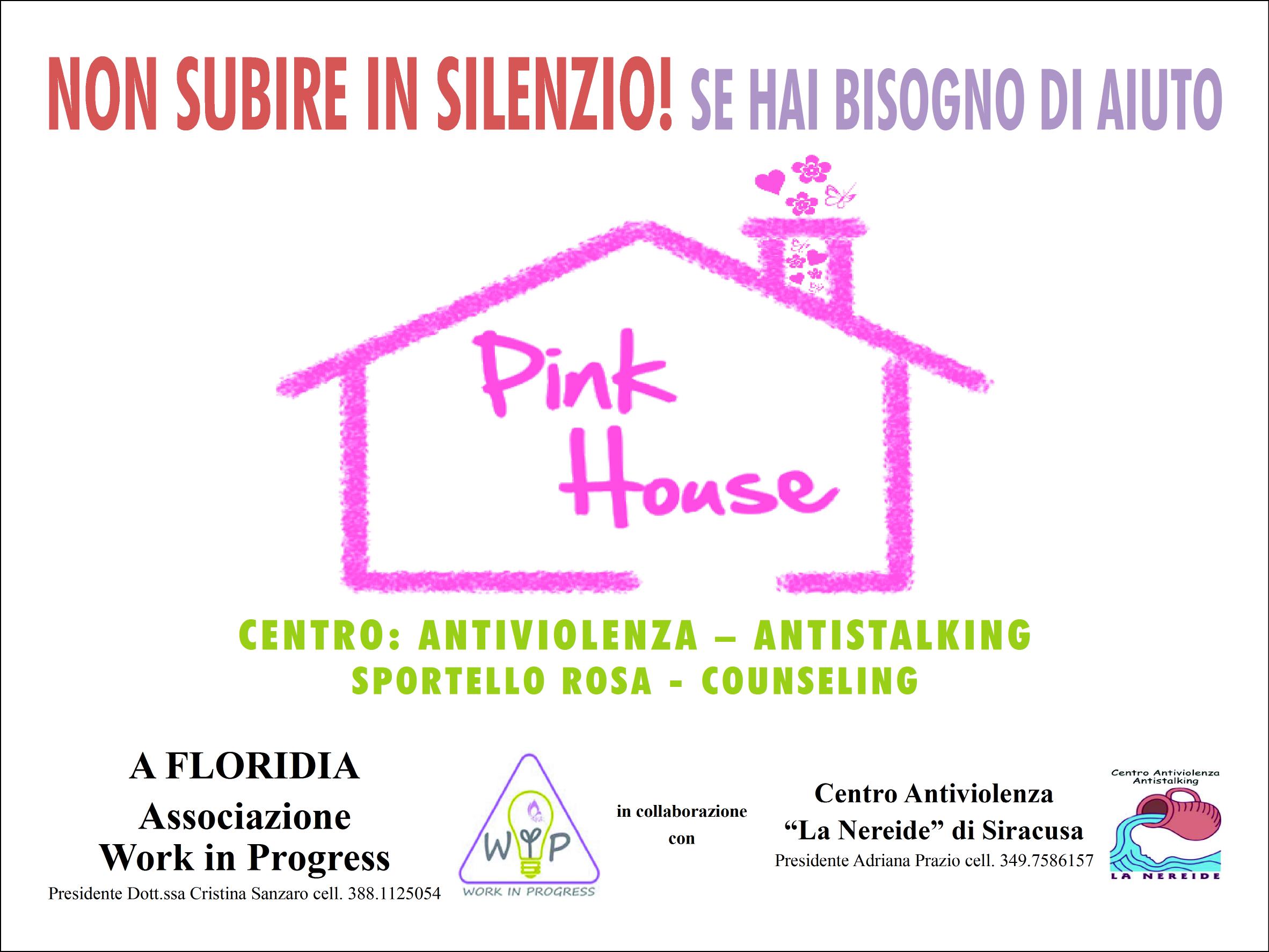 Floridia, inaugurato il centro antiviolenza “Pink House”: un punto di ascolto tutto in rosa