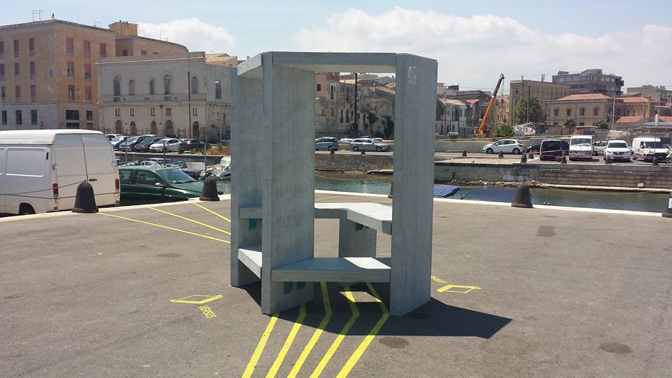Siracusa, la curiosa “area relax” nella zona ex ponte Calafatari: architettura e rigenerazione urbana fanno squadra