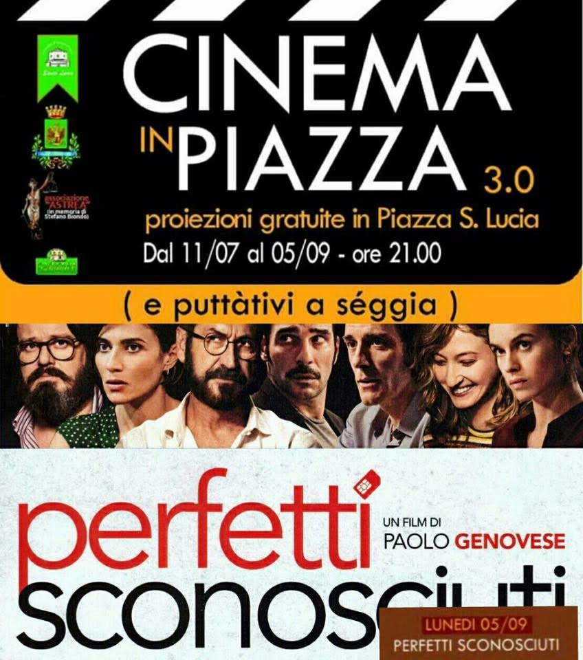 Siracusa, ultimo appuntamento con il cinema in piazza 3.0. Stasera proiettato il film “perfetti sconosciuti”