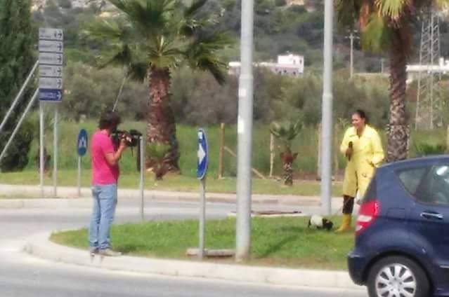 Augusta, avvistata Stefania Petyx di “Striscia La Notizia”: l’incontro in Piazza Duomo con Don Prisutto