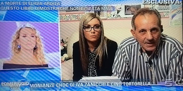 Omicidio Ardita, il padre Agatino in diretta su Pomeriggio Cinque: “Eligia studiava ginecologia, non può essere morta per un malore”