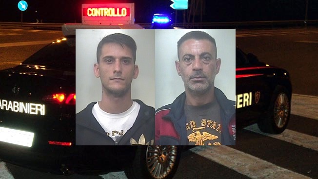 Carlentini, controlli dei Carabinieri: arrestati due catanesi pregiudicati in “trasferta” per furti