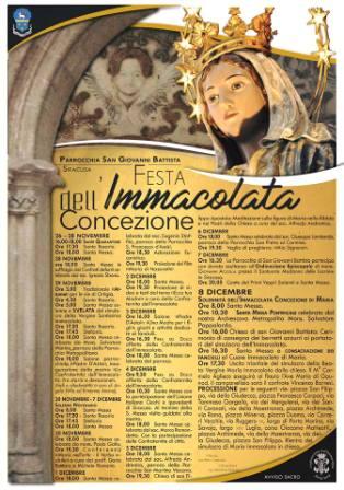 Siracusa. Al via i festeggiamenti in onore dell’Immacolata con l’Atturna e la Svelata