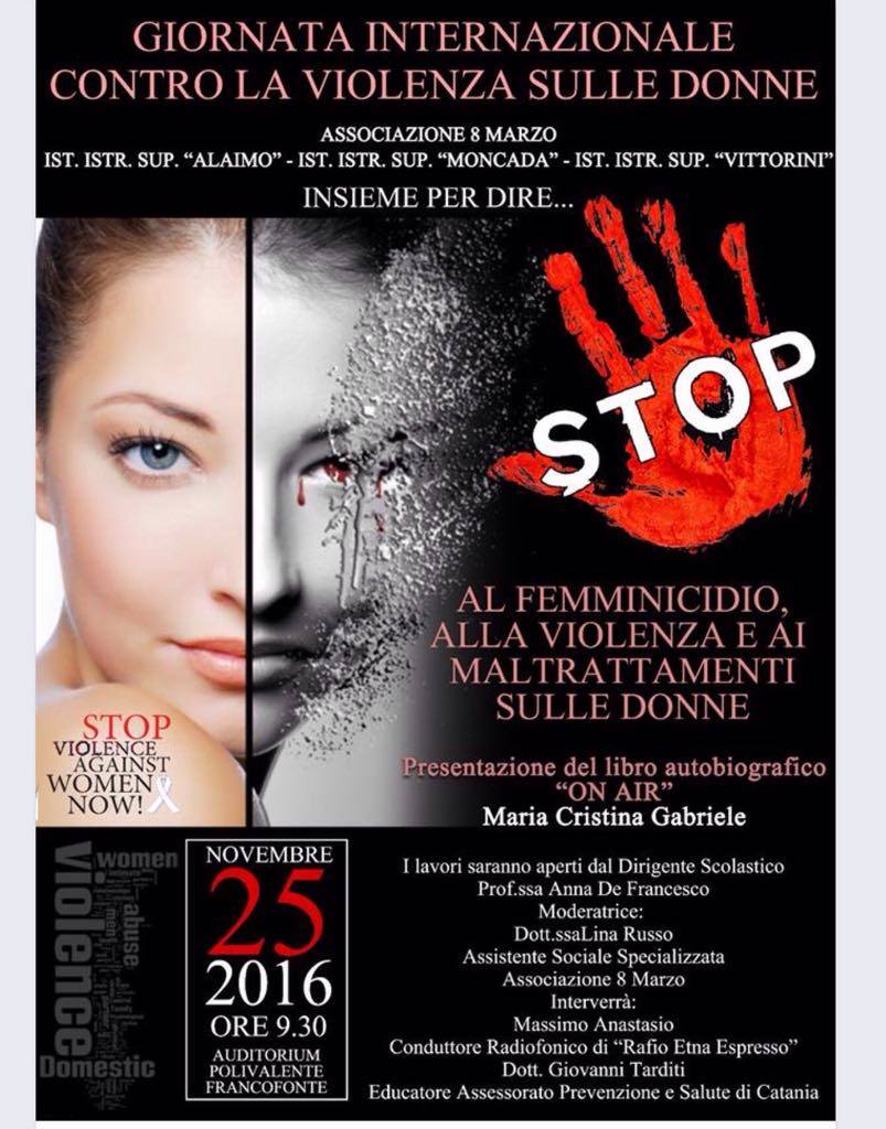 Francofonte: il 25 novembre una conferenza per discutere sulla violenza di genere