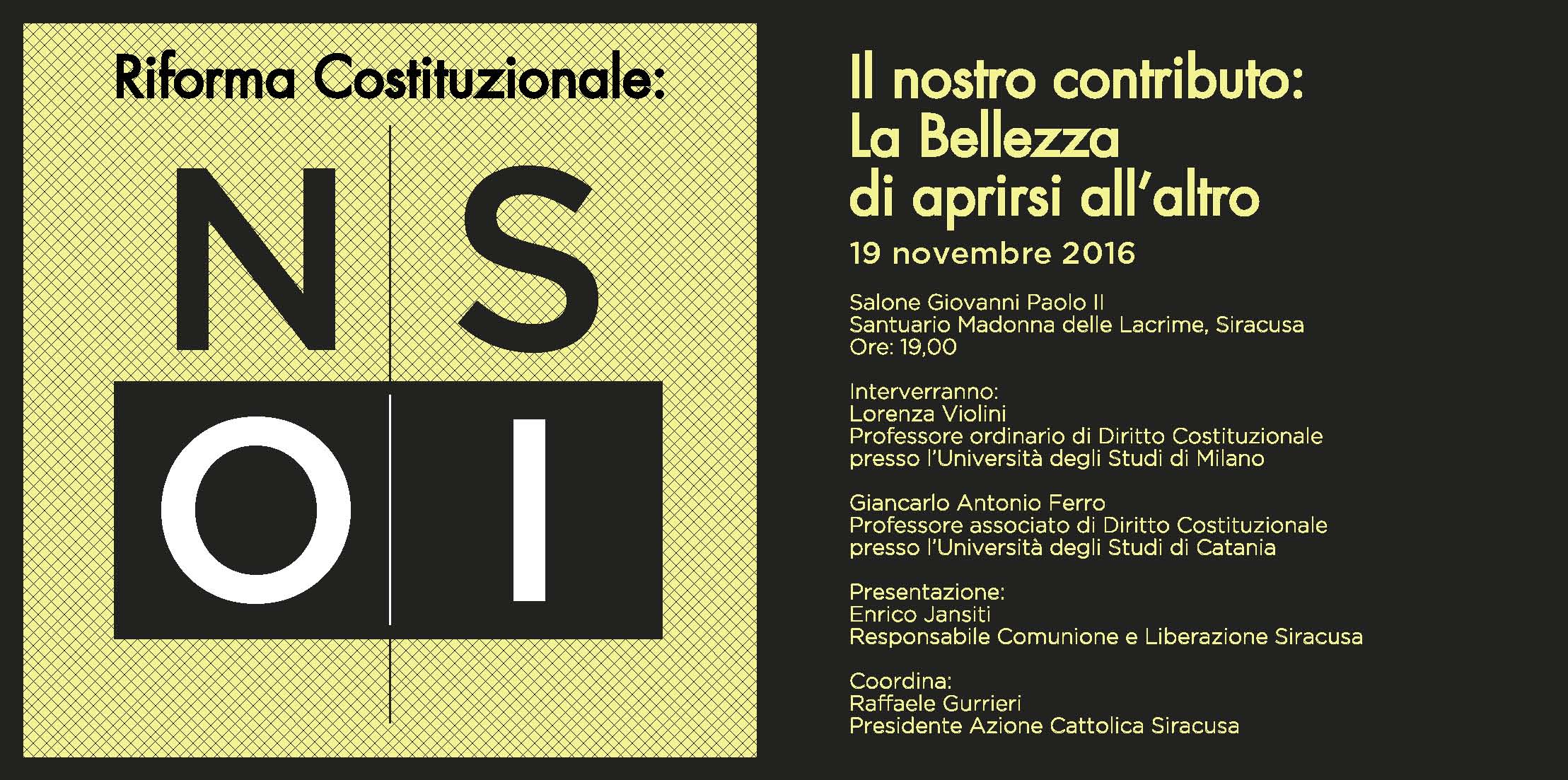 Siracusa. L’azione Cattolica e Comunione e Liberazione lanciano un confronto in vista del referendum