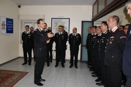 Siracusa. Il Generale di Brigata Riccardo Galletta in visita al Comando Provinciale