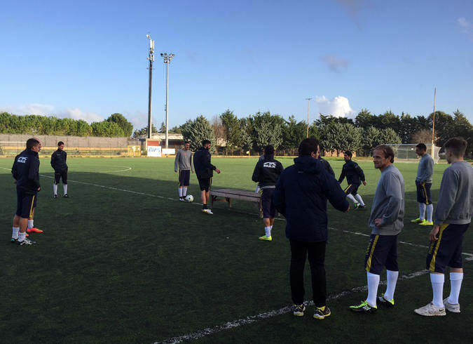 S.C. Palazzolo, squadra al lavoro per la gara contro il Rosolini: oggi e domani amichevoli con allievi Floridia e Invictus