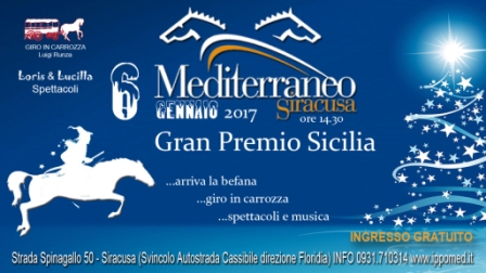 Siracusa, ippica. Befana all’Ippodromo del Mediterraneo con il Premio Sicilia