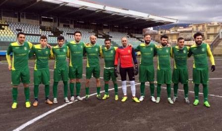 L'undici iniziale del Palazzolo sceso in campo a Giarre