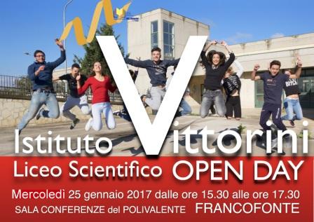 Francofonte.  Il Liceo Scientifico “E. Vittorini” si apre alle famiglie e agli studenti con l’Open Day