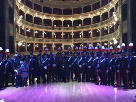 Siracusa. Ieri sera concerto della Fanfara dei Carabinieri al Teatro Comunale