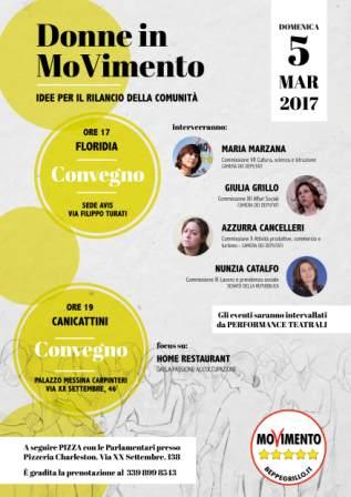 Siracusa. Donne in MoVimento, idee per il rilancio della comunità: domenica tappe a Floridia e Canicattini