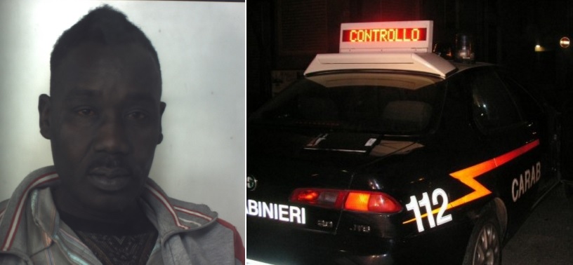 Siracusa, tenta di sottrarsi ai controlli e ferisce un Carabinieri: arrestato