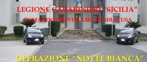 notte bianca operazione carabinieri - siracusatimes