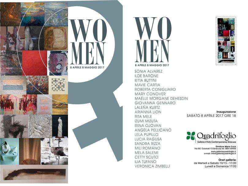 Siracusa. L’ 8 aprile sarà inaugurata alla Galleria Quadrifoglio la collettiva d’arte tutta al femminile “Women”