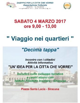 Siracusa. Gli studenti dell’Insolera presenti nella decima tappa del “Viaggio nei quartieri”