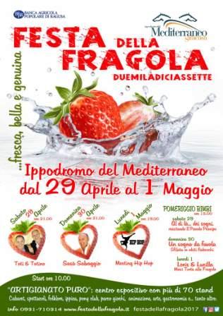 Siracusa. Al via, il 29 aprile, la “Festa della Fragola” all’Ippodromo del Mediterraneo
