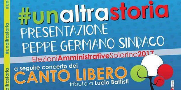 Solarino: stasera la presentazione della candidatura a Sindaco di Peppe Germano