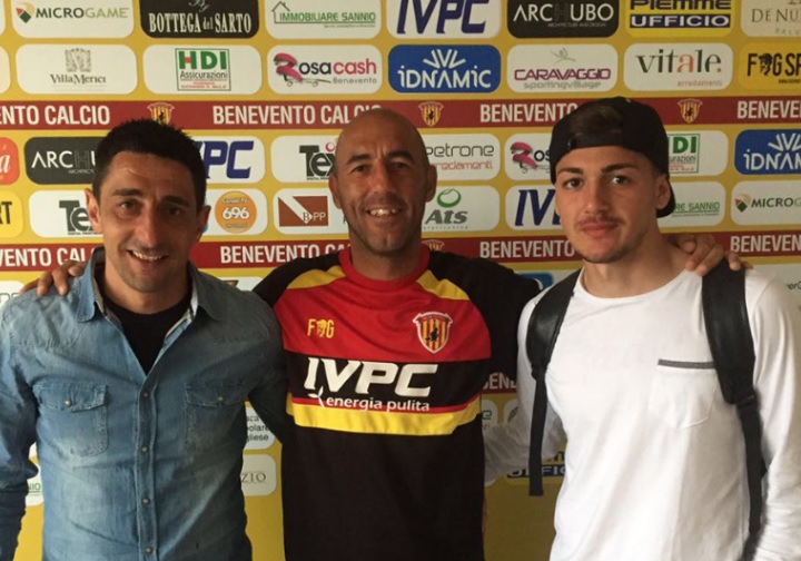 S.C. Palazzolo. Stefano Boncaldo a Benevento per due giornate, allenamento con la prima squadra napoletana