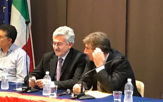 Siracusa, Massimo D’Alema intervenuto al convegno “Giustizia Sociale, Lavoro, Sud: la vera svolta per l’Italia”