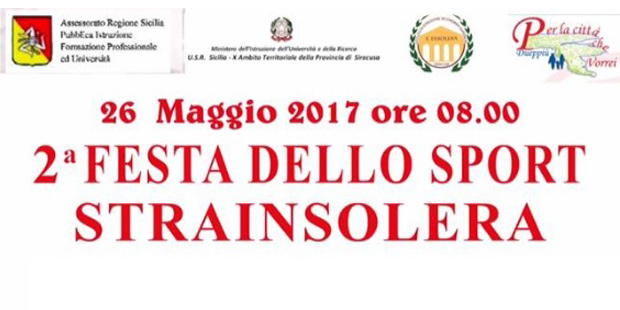 Siracusa, 2° Festa dello Sport “StraInsolera”: 3.600 metri per consolidare la consuetudine allo sport