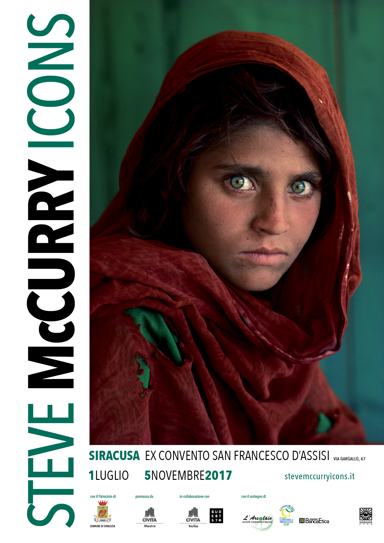 A Siracusa arriva “Icons”, la mostra di Steve McCurry. Domani l’anteprima alla stampa