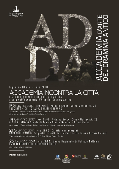 Siracusa, INDA. “L’Accademia incontra la città”: ritornano gli appuntamenti con il “dopo teatro” in Ortigia