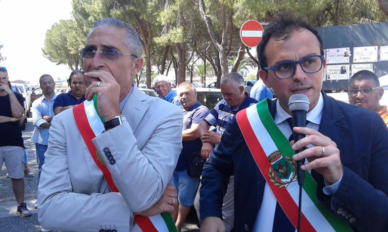 Melilli.Protesta dei sindaci di Giuseppe Carta e Antonello Rizza: “Priolo Servizi manca di rispetto al territorio”