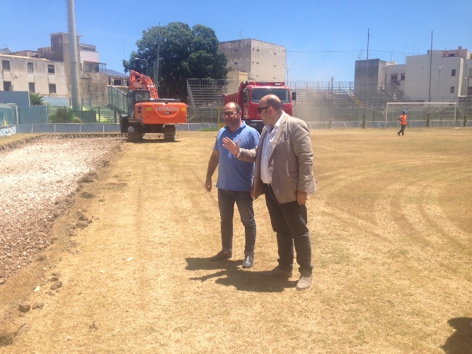 Siracusa. Stadio “Nicola De Simone”: avviati stamani i lavori di sbancamento