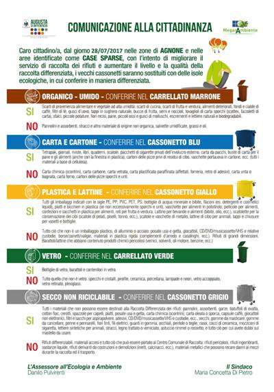 Augusta: al via la raccolta differenziata anche nelle zone balneari