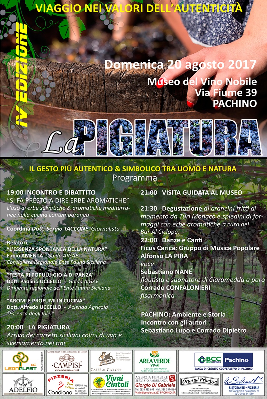 Pachino. Al Museo del vino di Nele Nobile la festa della Pigiatura
