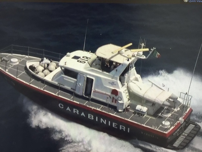 Augusta. La motovedetta “Maronese” impegnata sul litorale: accertamenti dei Carabinieri a Brucoli