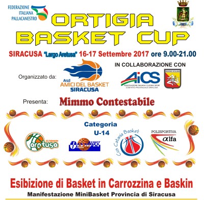 Ortigia Basket Cup. Sabato e domenica appuntamento a largo Aretusa