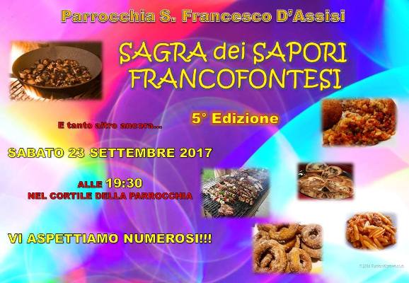 I sapori tipici della tradizione locale nella quinta edizione della “Sagra dei sapori francofontesi”